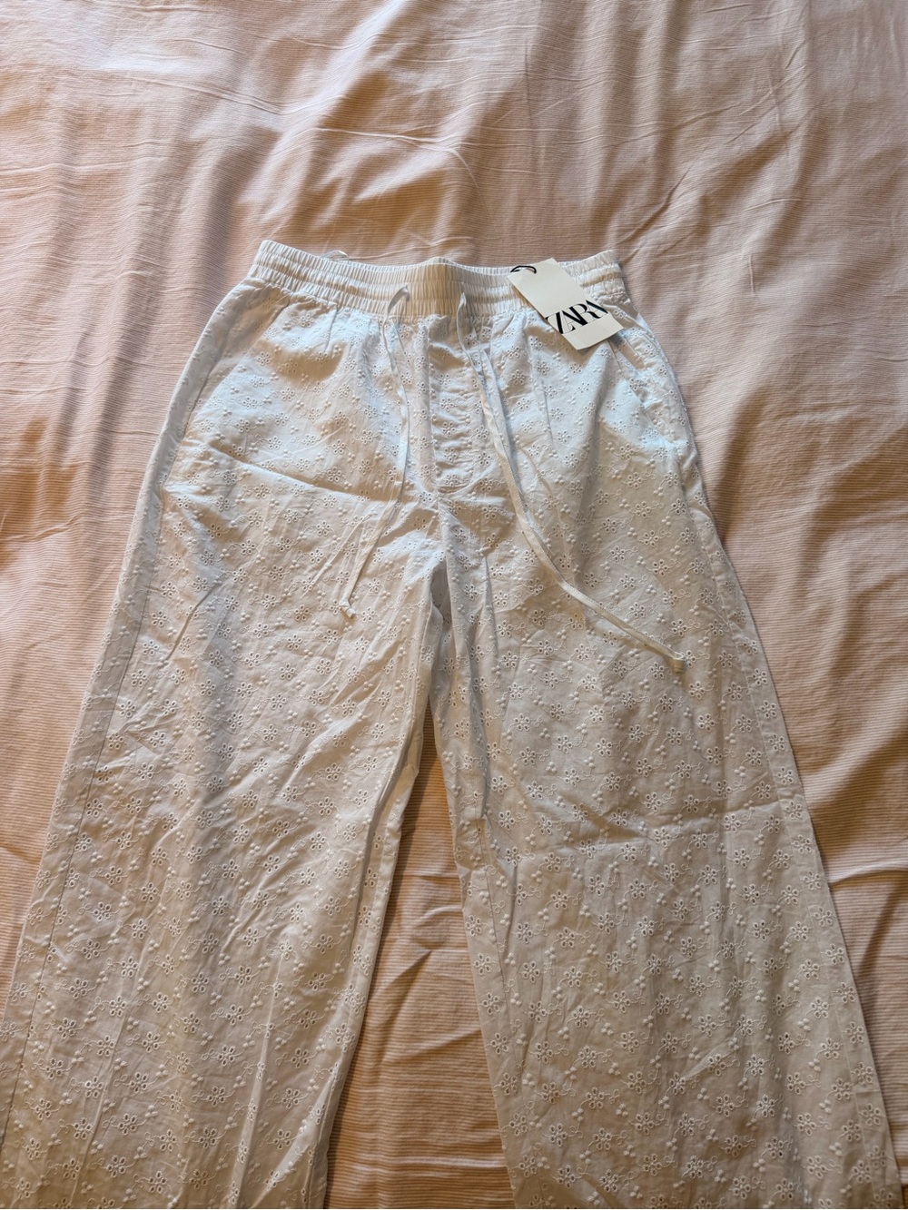 ZARA White pants NWT